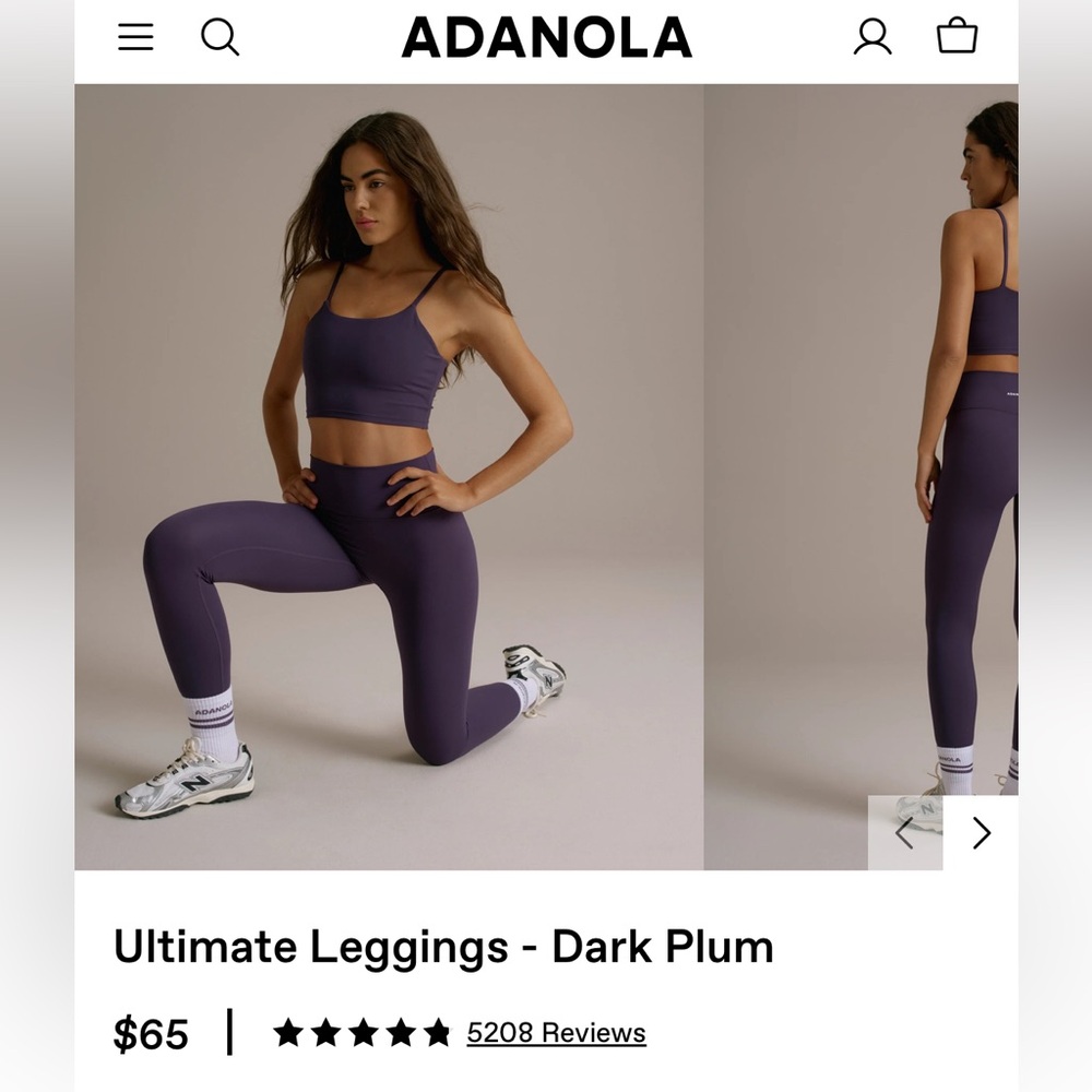 Adanola Ultimate Legging - Plum